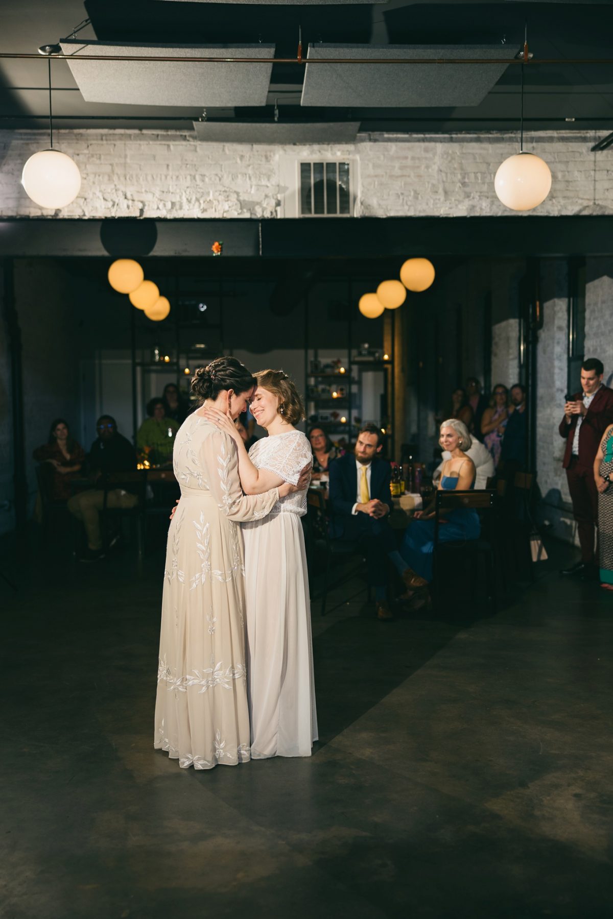 same sex first dance at Lytle House